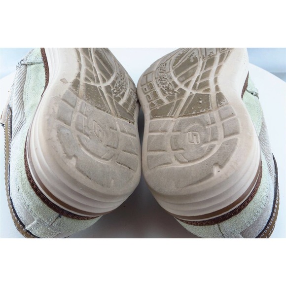 SKECHERS Shoes Sz 7.5 M Brown Loafer Fabric Men 64355 - Picture 8 of 9